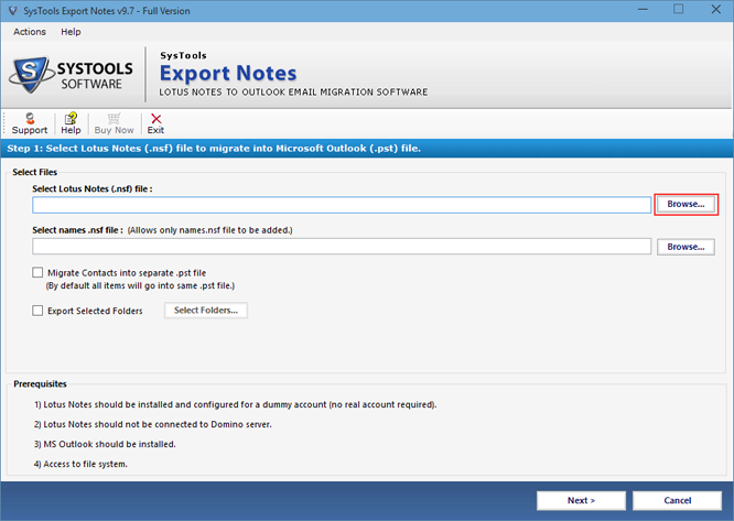 How to migrate Lotus Notes to MS Outlook